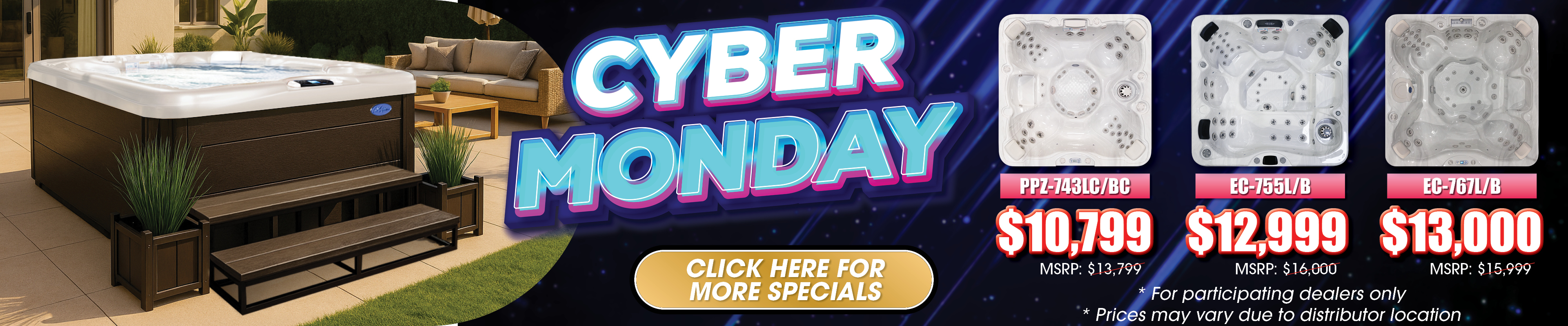 Calspas hot tub being used in a family setting - Billings